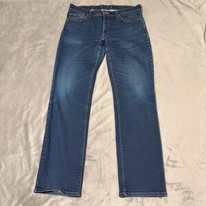 Mott & Bow Jeans Mens 35x34 Medium Rinse Oliver Straight Leg